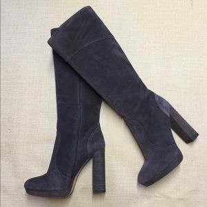 BCBG Maxazaria Charlize Brown Suede Tall Boot
